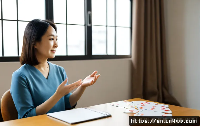 자기 수용과 인지 행동 치료의 연결 - Photorealistic counseling session illustrating self-acceptance and cognitive behavioral therapy, a c...